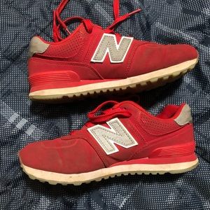 Kids size 1.5 Red New Balance Sneakers